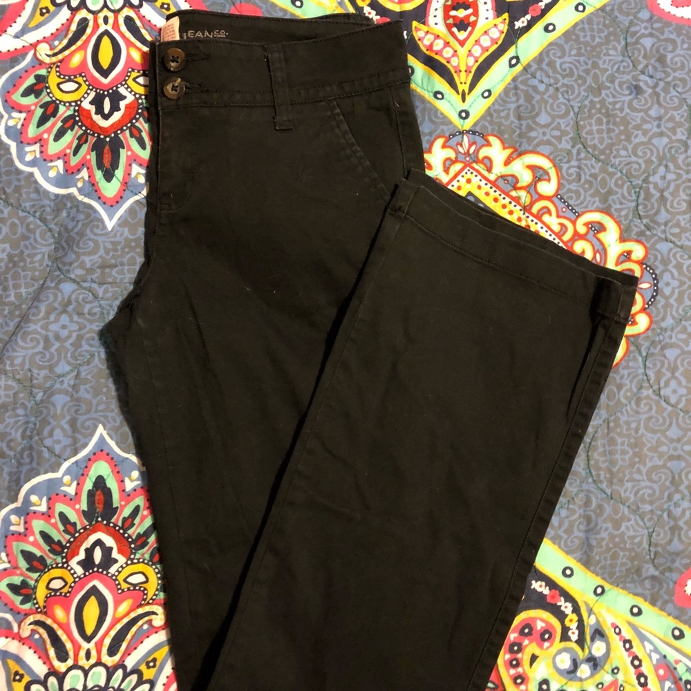 School Girl Boot Cut Pants